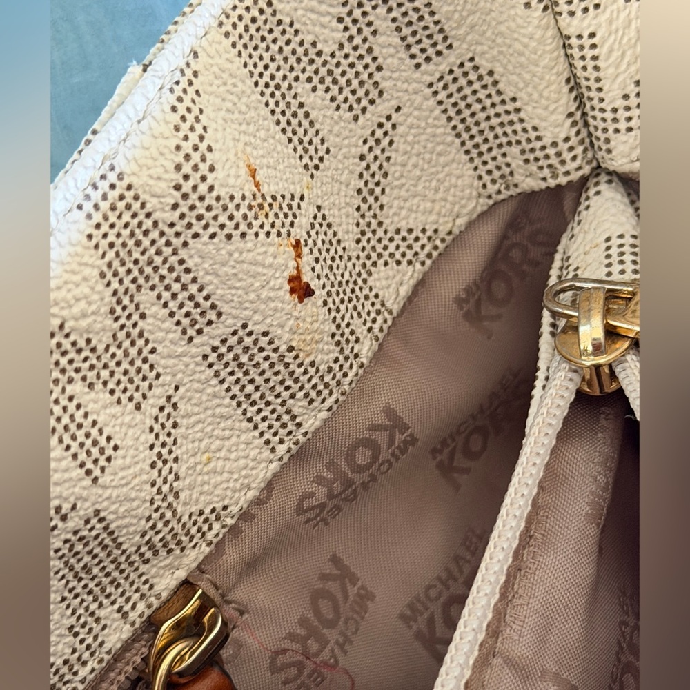 Michael Kors MK Signature Chain Tote Shoulder Bag - Picture 5 of 5